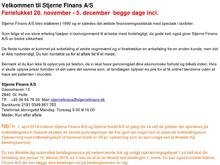Stjerne Finans A/S